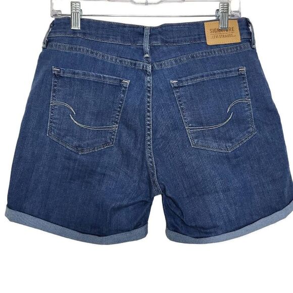 Signature by Levi Strauss & Co. Gold Label Mid Rise Denim Shorts Size 28 - Picture 5 of 7